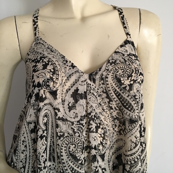 paisley printed trapeze tank top - Picture 2 of 8
